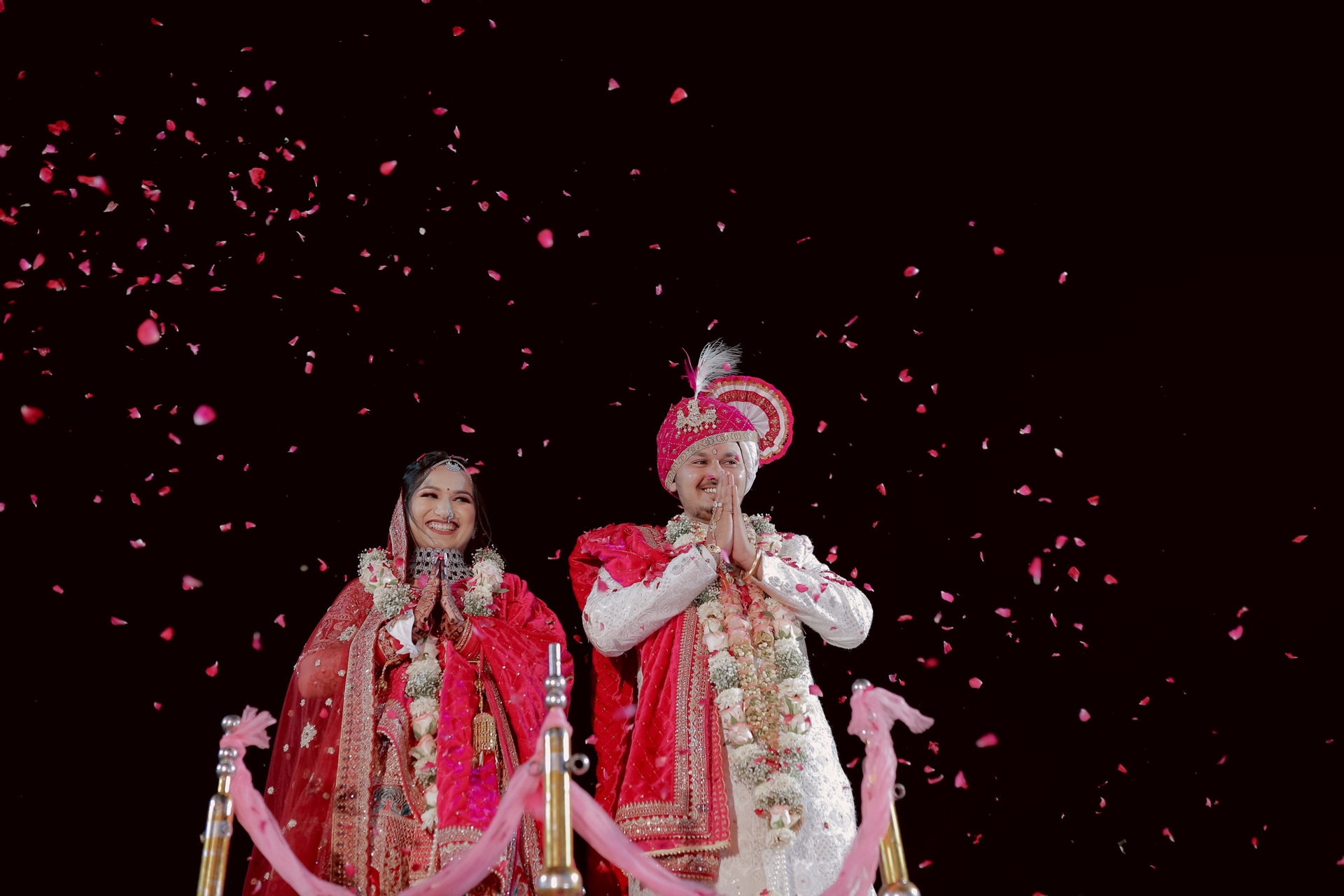 Luxury wedding celebration